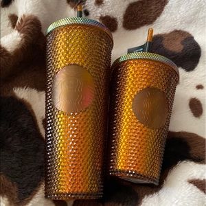 Starbucks copper studded tumbler venti